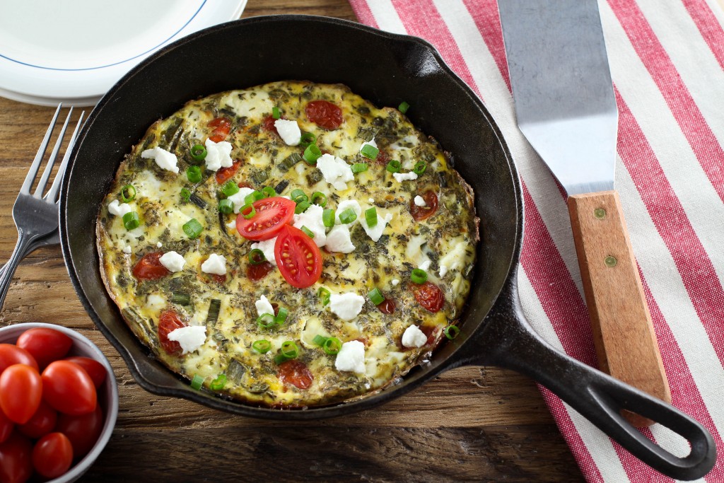 low-fodmap-tomato-and-leek-frittata