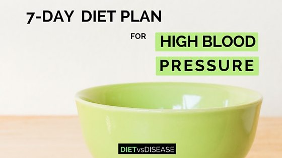 healthy diet plan for high blood pressure