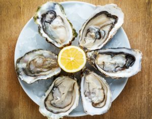 Oysters is a source for Zinc