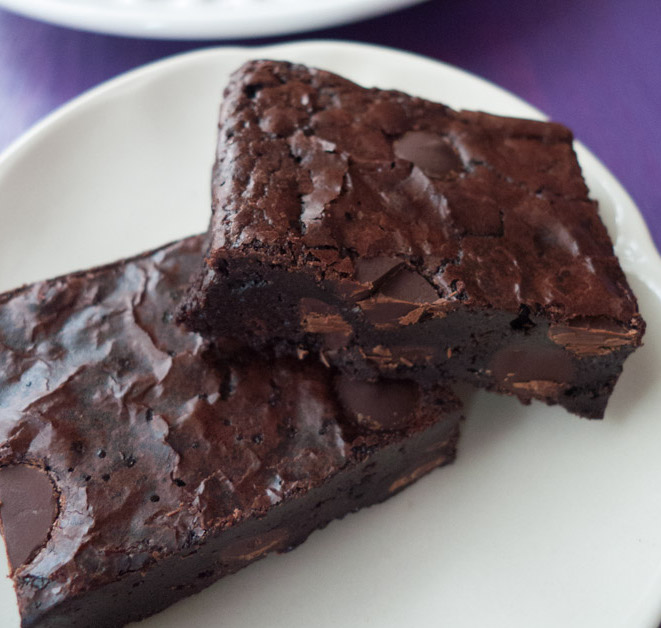 Fudgy One-Bowl Brownies