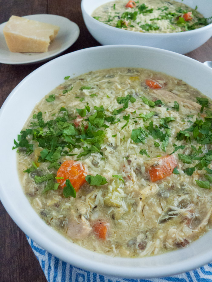 Slow Cooker Chicken & Wild Rice Soup