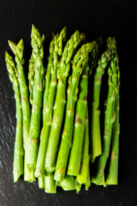 Blanched asparagus