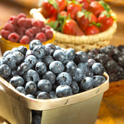 Fresh and frozen vegetables and fruits