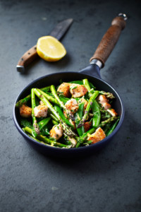 Stirfried asparagus