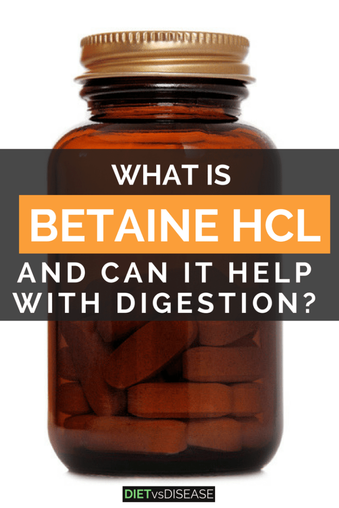 Betaine HCl is linked with many health claims, particularly improving poor digestion. But are these claims true? This article explores the current evidence: https://www.dietvsdisease.org/betaine-hcl/