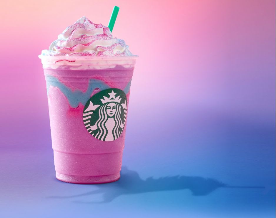 unicorn coffee is high in sugar and calories