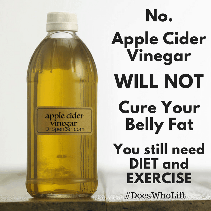 Vinegar Will Not Cure Your Belly Fat