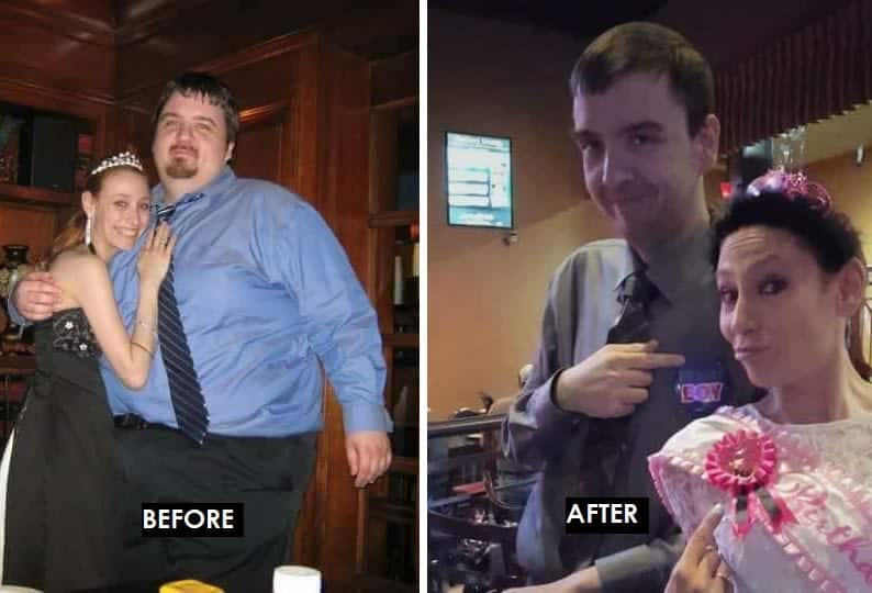 nate- weight loss before and after