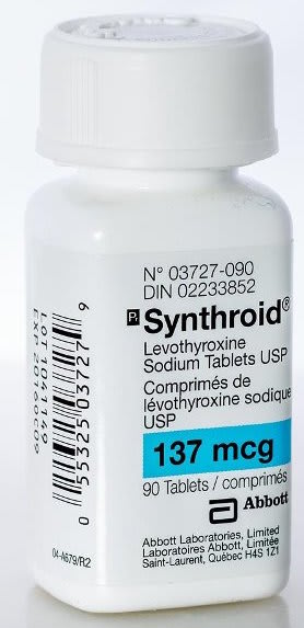 Synthroid vs levothyroxine cost