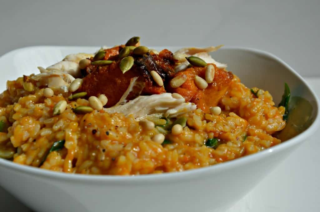 Chicken Pumpkin Risotto 