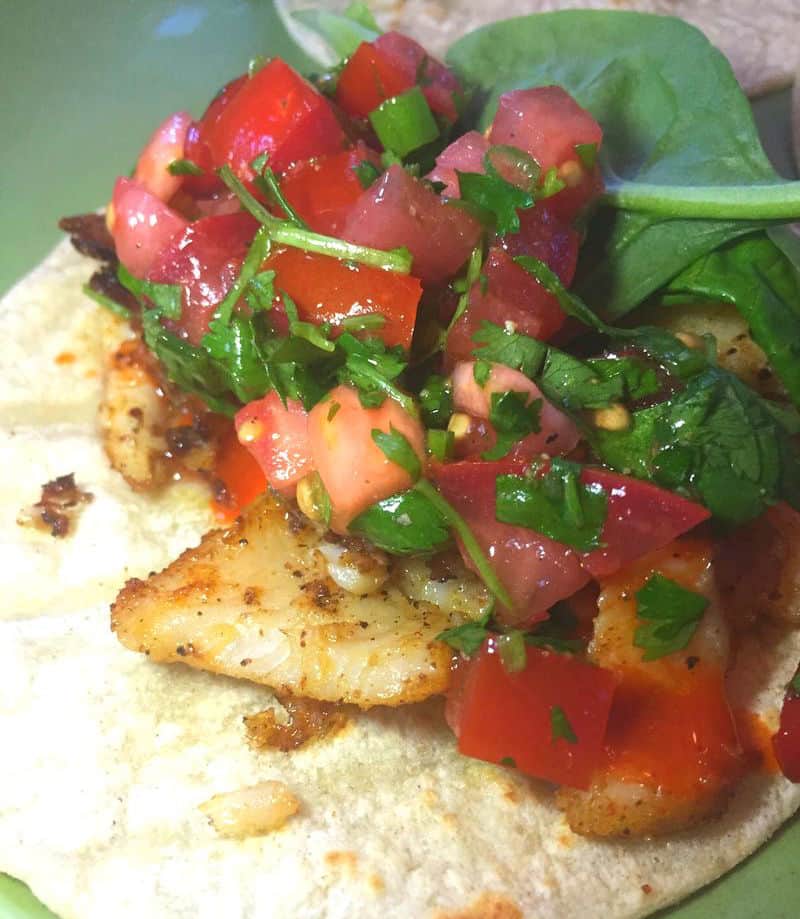 Fish Tacos with Pico de Gallo