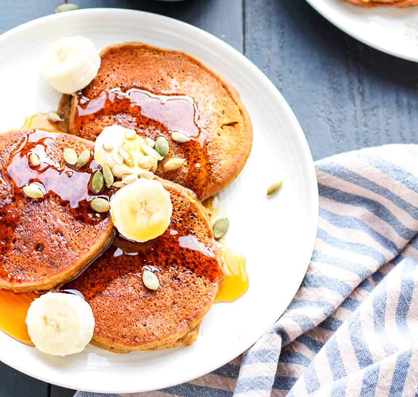 Pumpkin pancakes