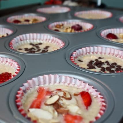 Baked Oatmeal Cups For On-the-Go 