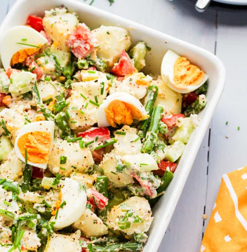 Potato and egg salad