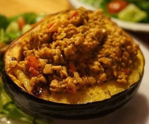 Stuffed acorn squash 