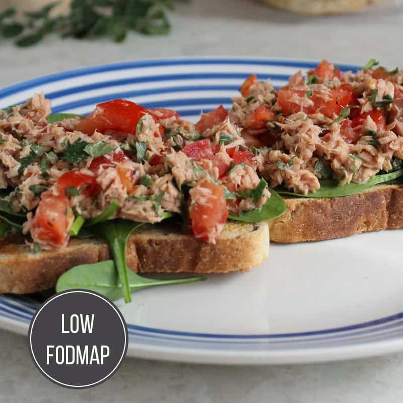 Tuna, Tomato & Oregano On Toast 