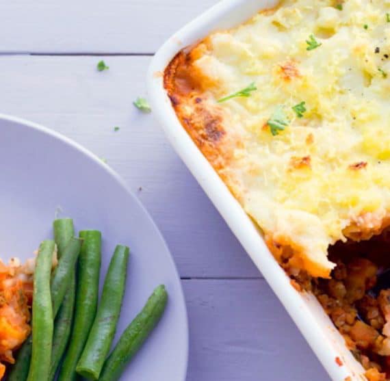 Vegan shepherd's pie  2