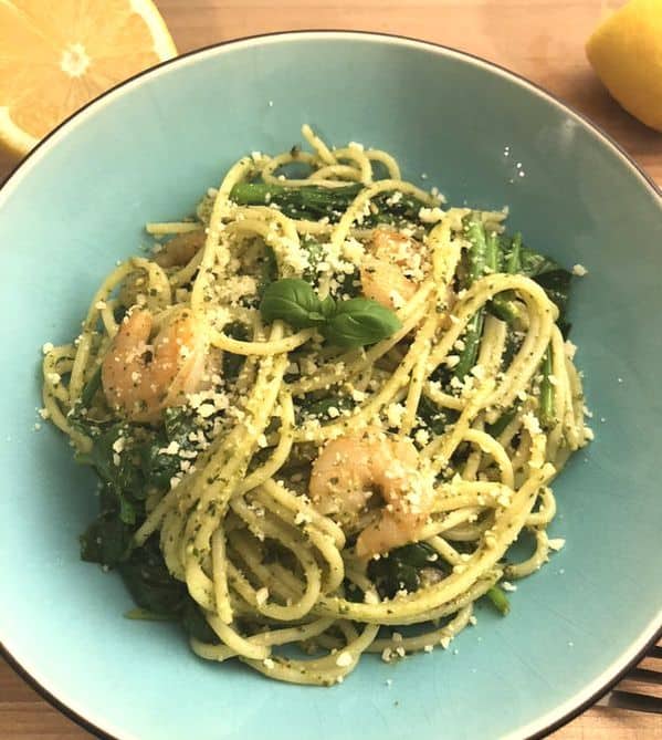 Prawn & Pesto Spaghetti