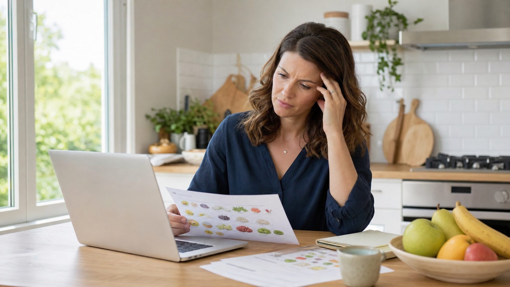 Ideal-reader visual: the moment low FODMAP turns from “simple diet advice” into food confusion.