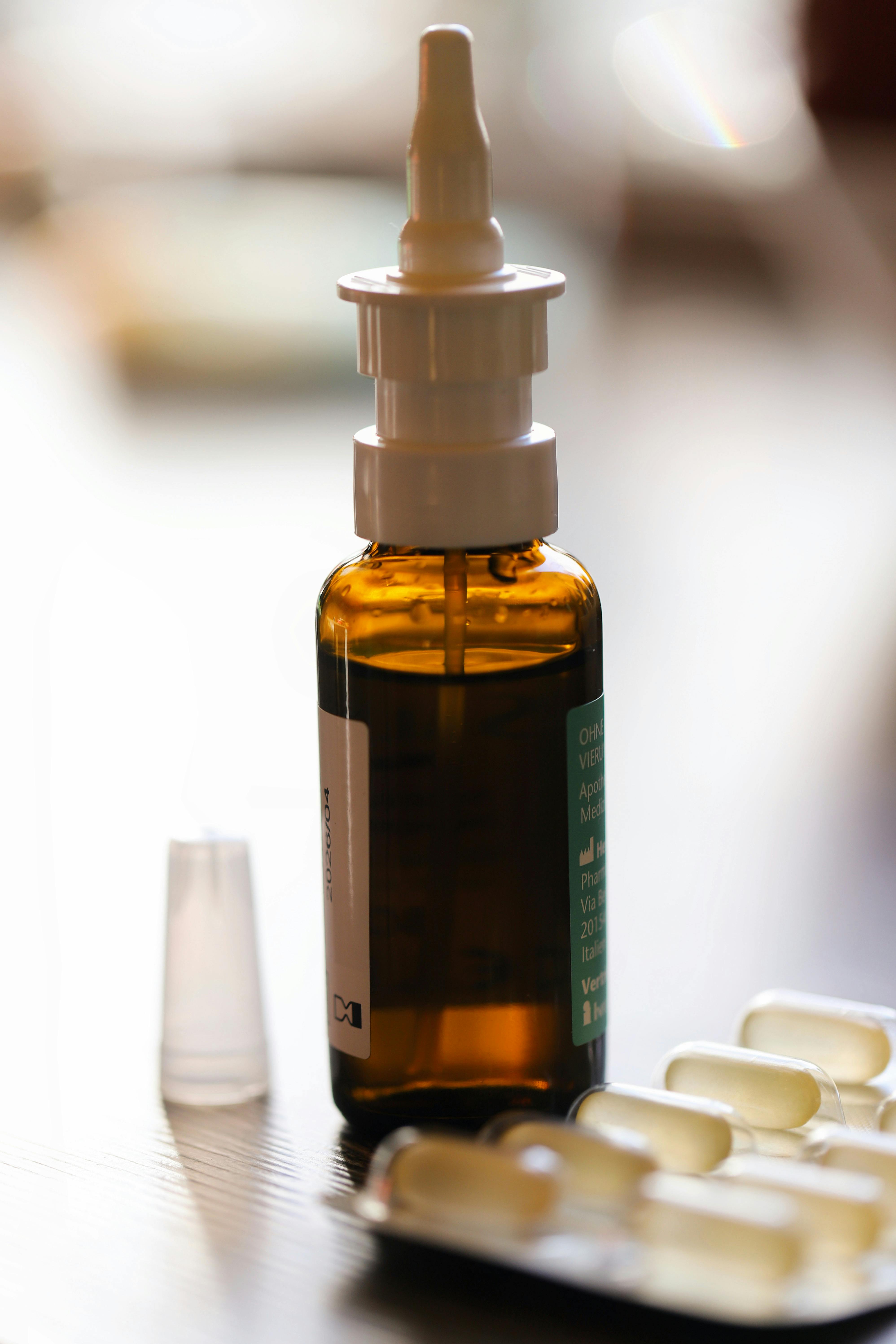 Image of an antimicrobial sitting on a table.